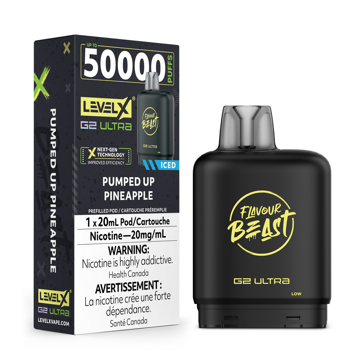 Level X G2 Ultra - Flavour Beast - Pumped Up Pineapple