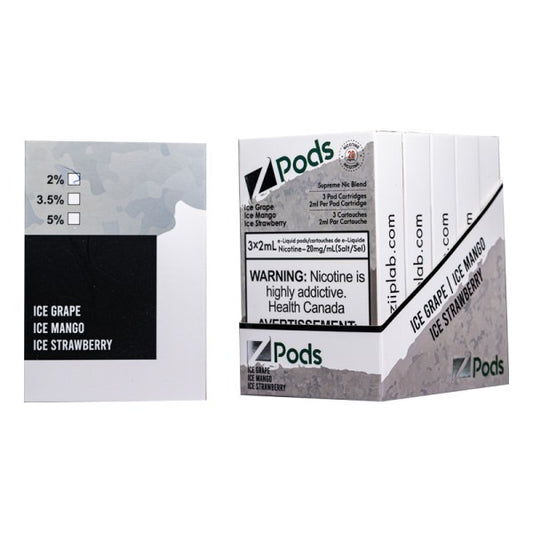 ZPods - Ice Multipack STLTH Pods