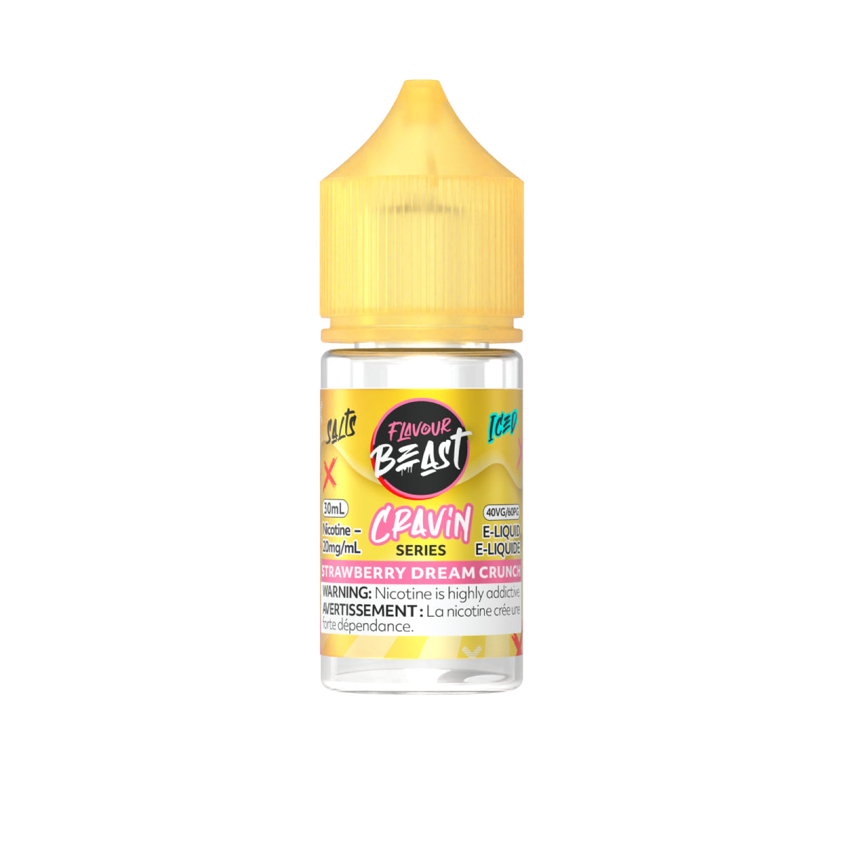 Flavour Beast E-Liquid - Cravin' Series - Strawberry Dream Crunch