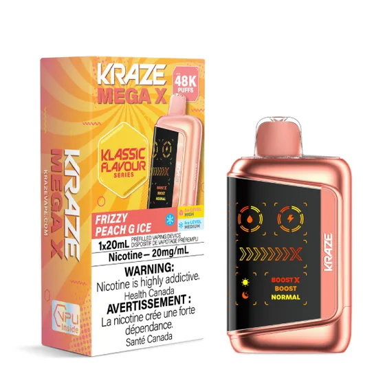 Kraze Mega X - Frizzy Peach G Ice
