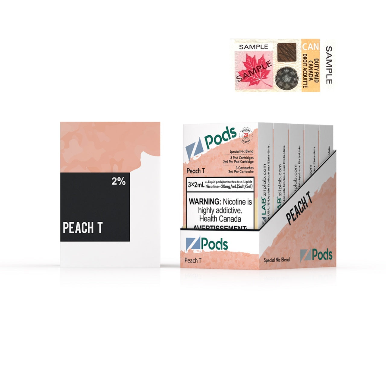 Zpods - Peach T STLTH Pods