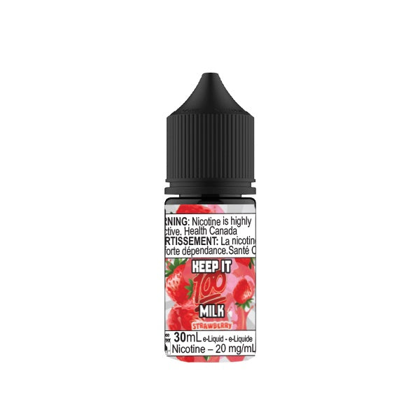 the milk strawberry vape juice Keep It 100 - Strawberry Milk SALTS