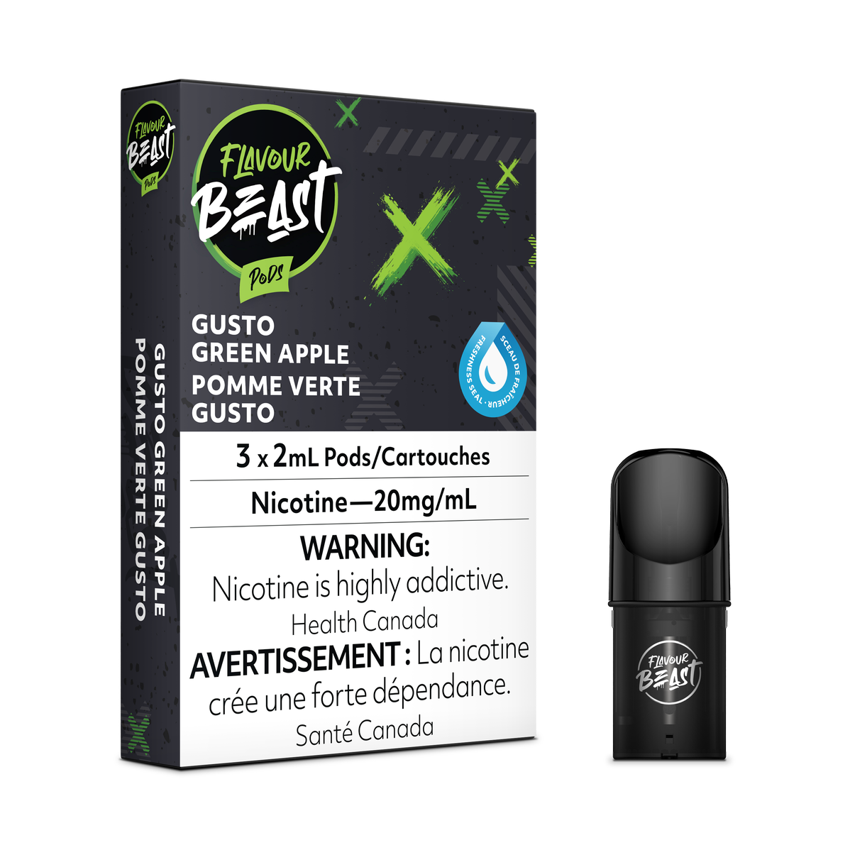 Flavour Beast - Gusto Green Apple Pods