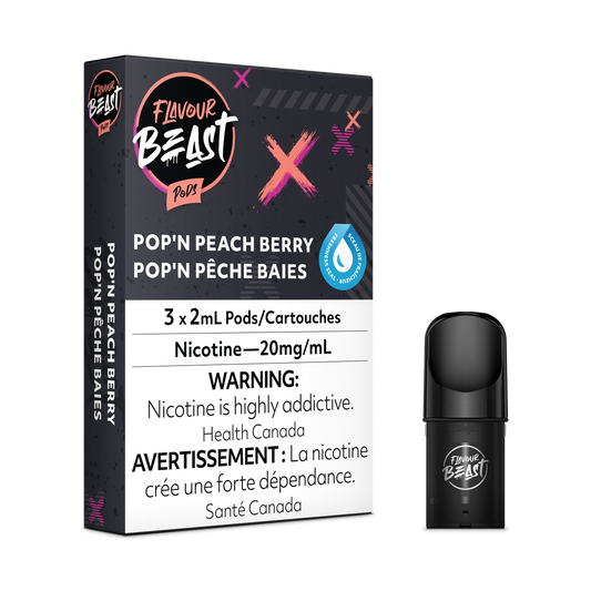 Flavour Beast - Packin' Peach Berry Pods