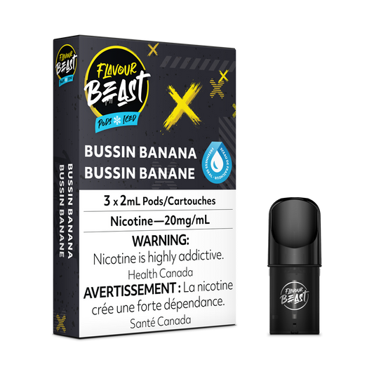 Flavour Beast - Bussin' Banana Iced Pods