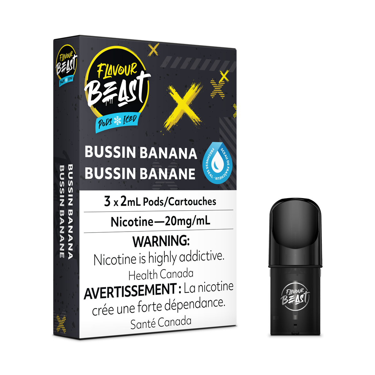 Flavour Beast - Bussin' Banana Iced Pods