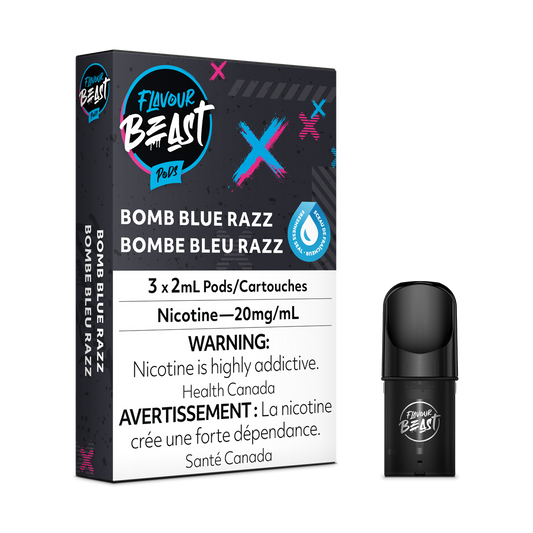 Flavour Beast - Bomb Blue Razz Pods