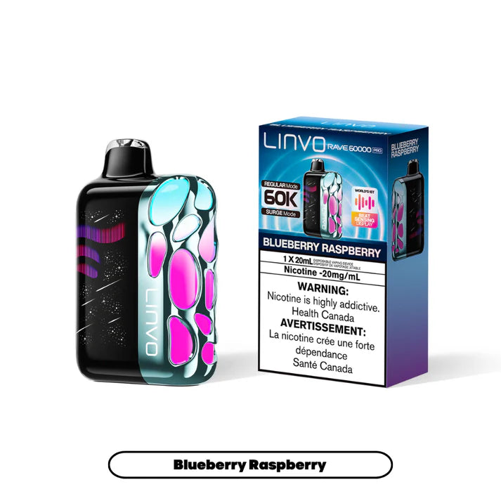 Linvo Rave 60000 Pro - Blueberry Raspberry