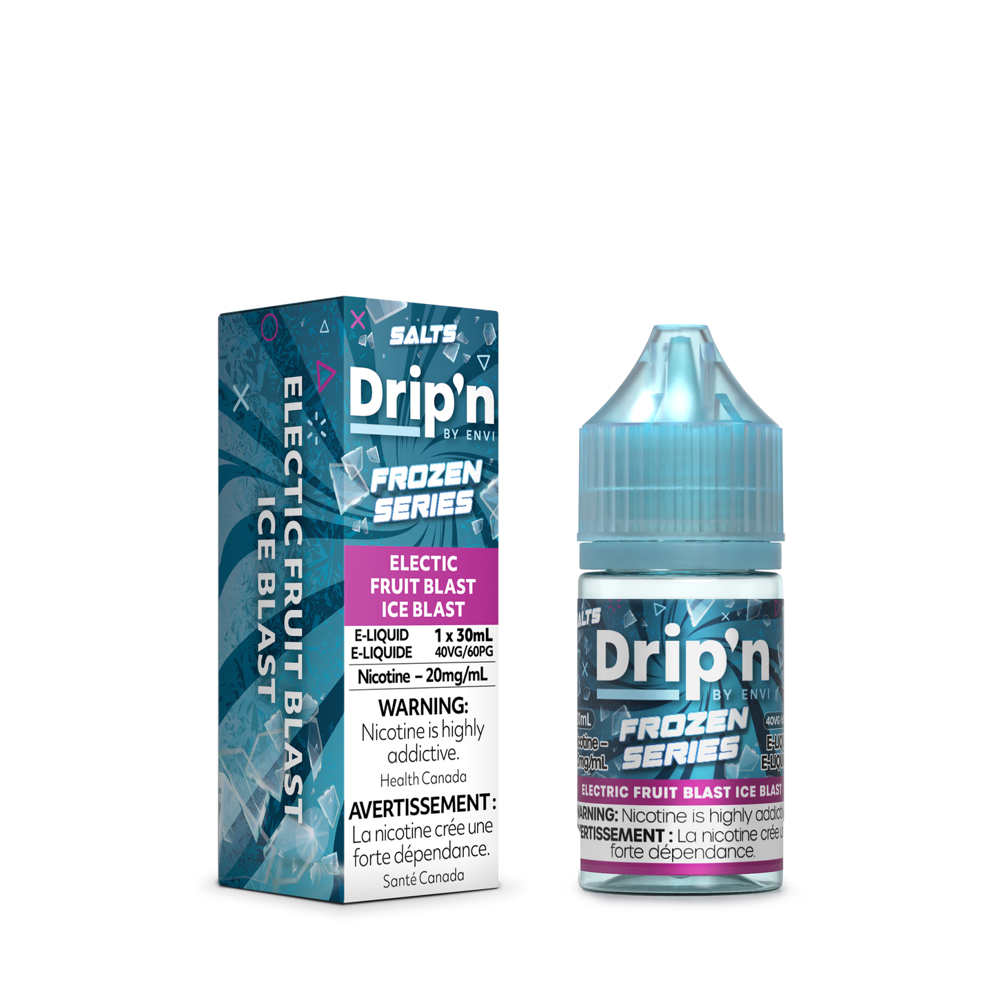 Drip'n E-Liquid - Frozen Series - Electric Fruit Blast Ice Blast