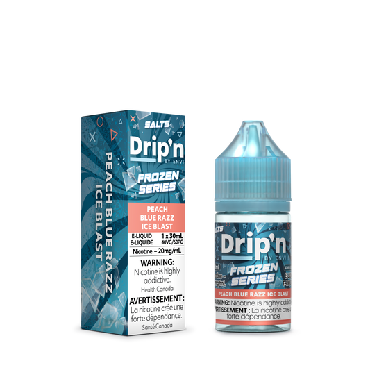 Drip'n E-Liquid - Frozen Series - Peach Blue Razz Ice Blast