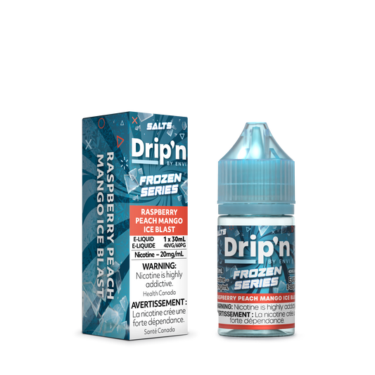 Drip'n E-Liquid - Frozen Series - Raspberry Peach Mango Ice Blast