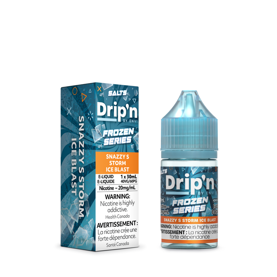 Drip'n E-Liquid - Frozen Series - Snazzy S Storm Ice Blast