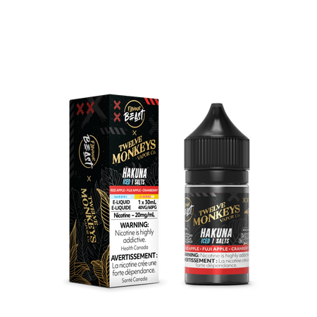 Flavour Beast Hakuna Iced Salts 30mL salt nicotine e-liquid bottle