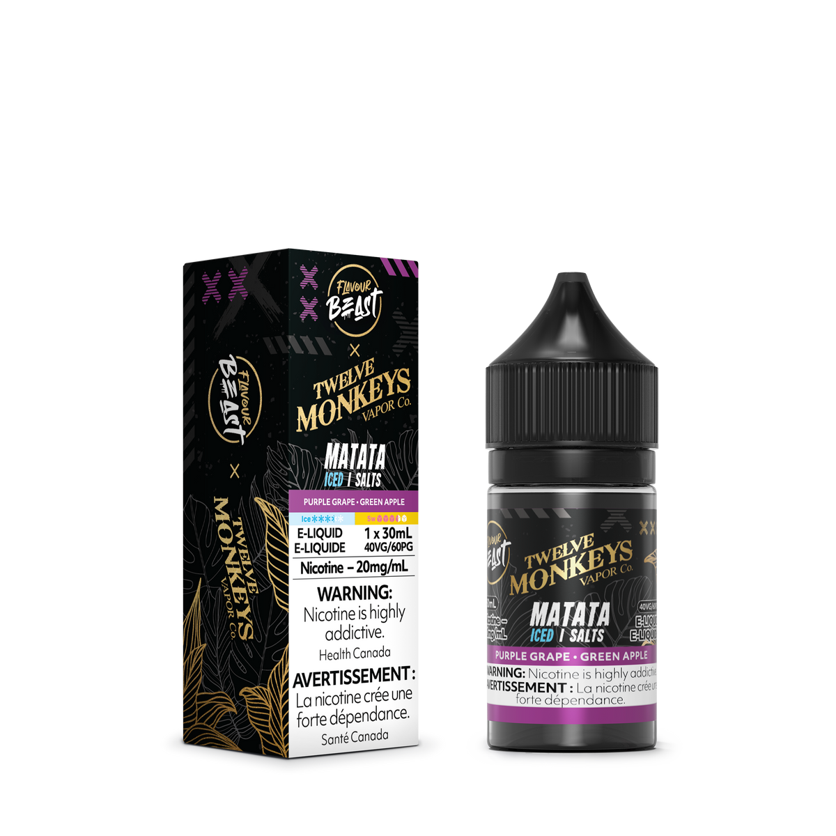 Flavour Beast Matata Iced Salts 30mL salt nicotine e-liquid bottle
