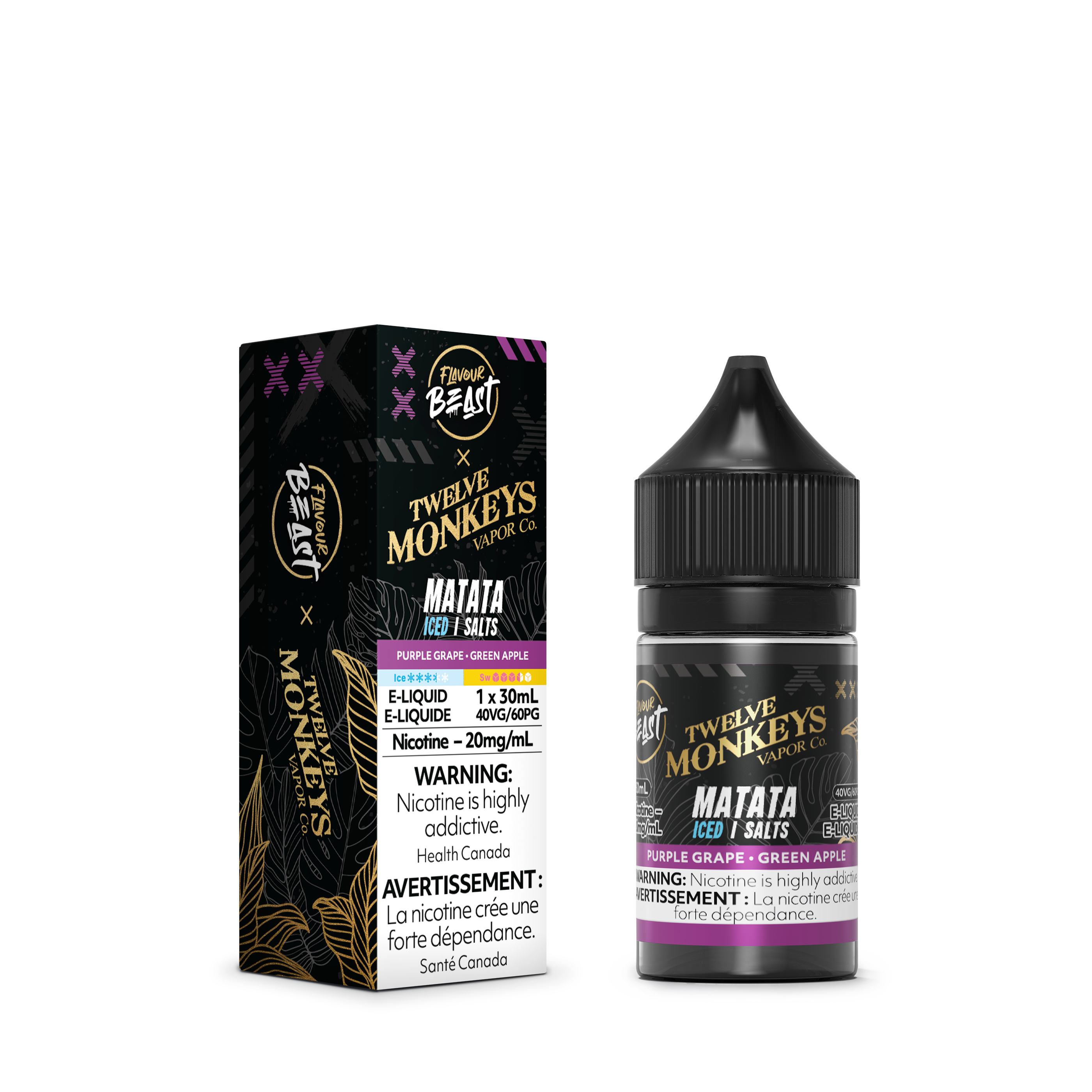 Flavour Beast Matata Iced Salts 30mL salt nicotine e-liquid bottle