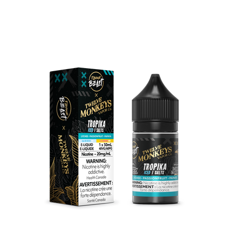 Flavour Beast Tropika Iced Salts 30mL salt nicotine e-liquid bottle