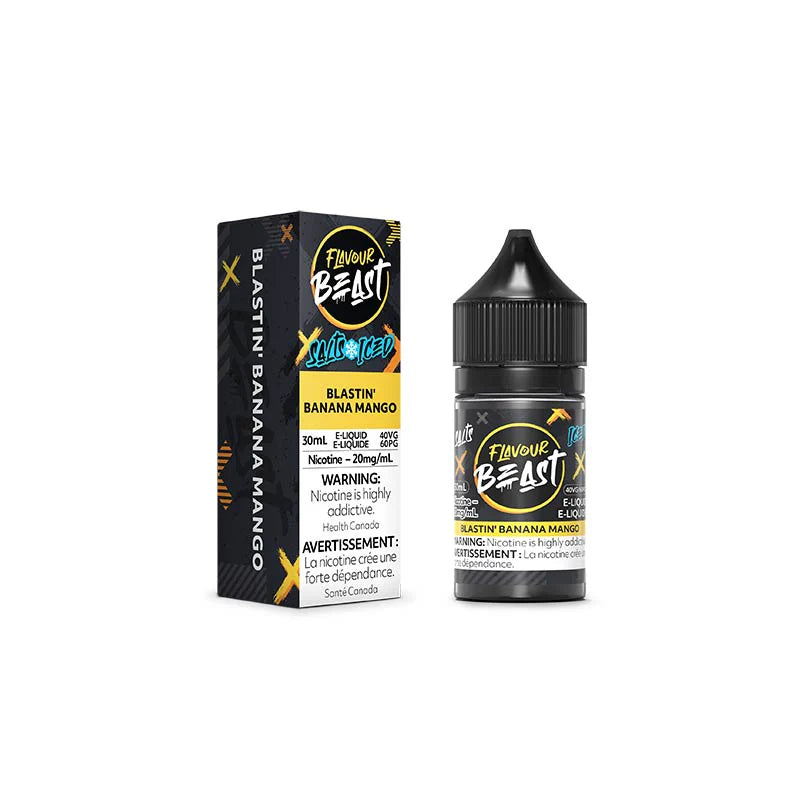 Flavour Beast E-Liquid - Blastin Banana Mango Iced