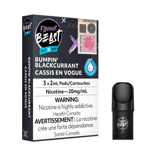 Flavour Beast - Bumpin' Blackcurrant Iced Pods