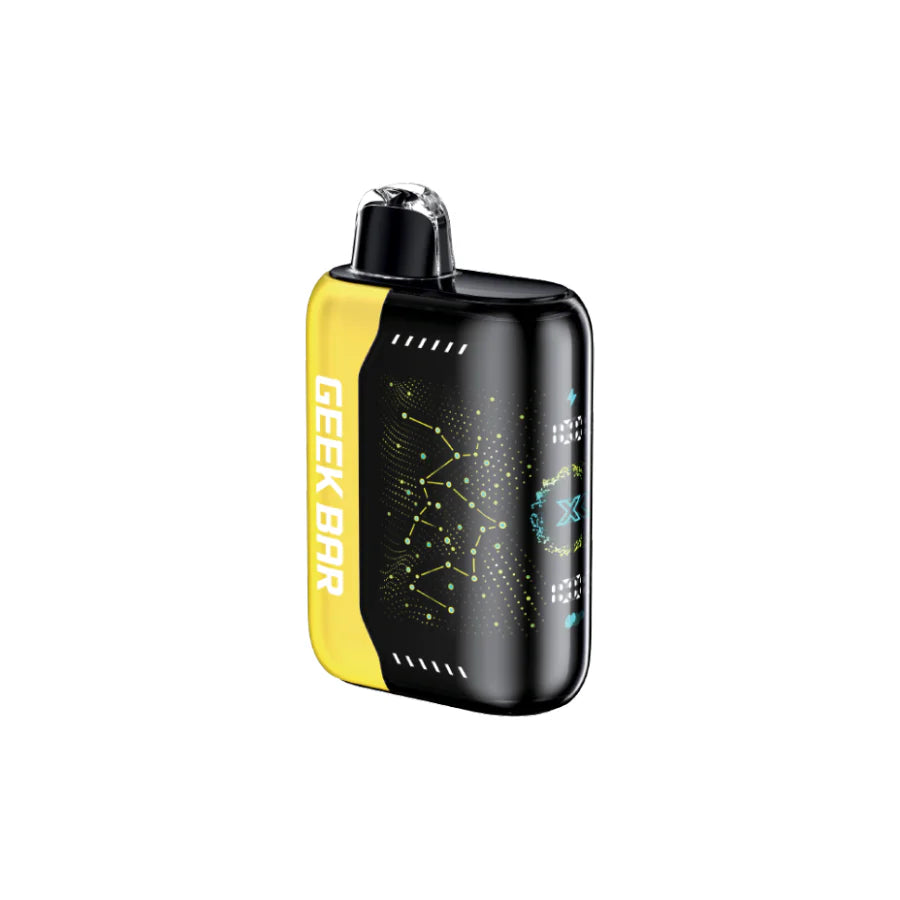 Geek Bar Pulse X disposable vape. Up to 25,000 puffs per disposable, Mesh coil for great flavour,  Adjustable airflow and two power modes