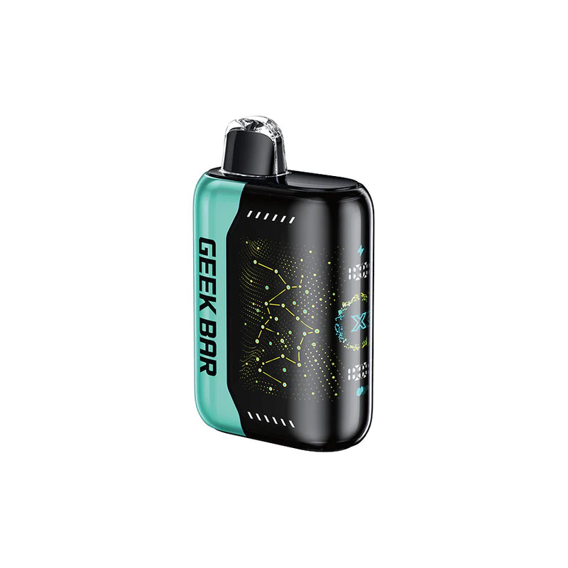 Geek Bar Pulse X disposable vape. Up to 25,000 puffs per disposable, Mesh coil for great flavour,  Adjustable airflow and two power modes