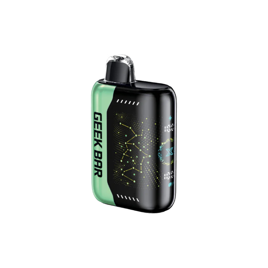 Geek Bar Pulse X disposable vape. Up to 25,000 puffs per disposable, Mesh coil for great flavour,  Adjustable airflow and two power modes