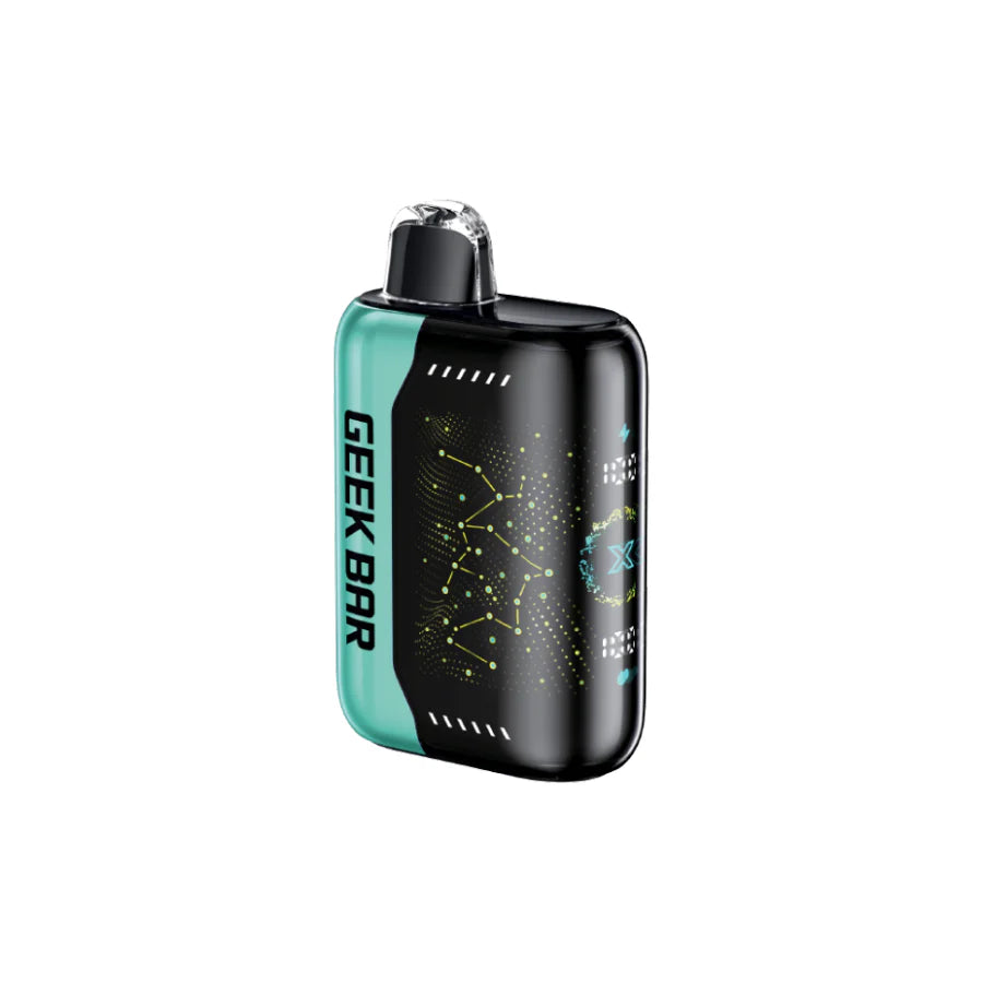 Geek Bar Pulse X disposable vape. Up to 25,000 puffs per disposable, Mesh coil for great flavour,  Adjustable airflow and two power modes