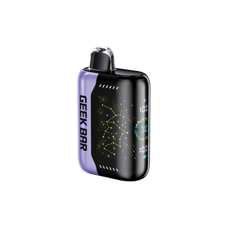 Geek Bar Pulse X disposable vape. Up to 25,000 puffs per disposable, Mesh coil for great flavour,  Adjustable airflow and two power modes