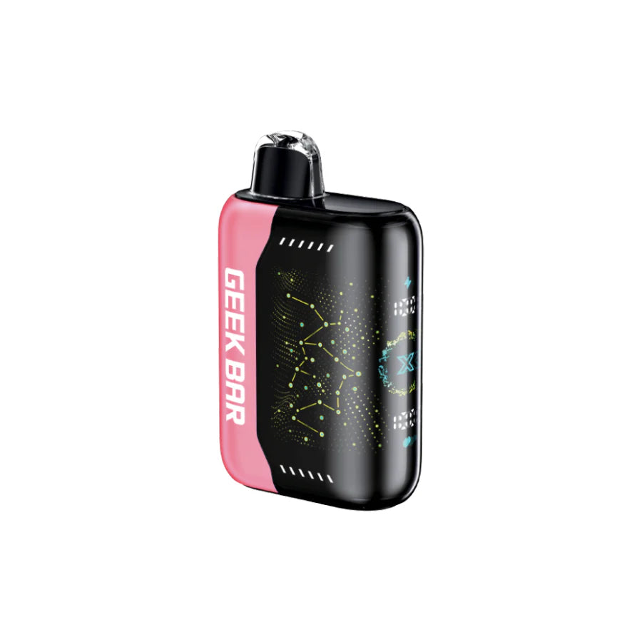 Geek Bar Pulse X disposable vape. Up to 25,000 puffs per disposable, Mesh coil for great flavour,  Adjustable airflow and two power modes