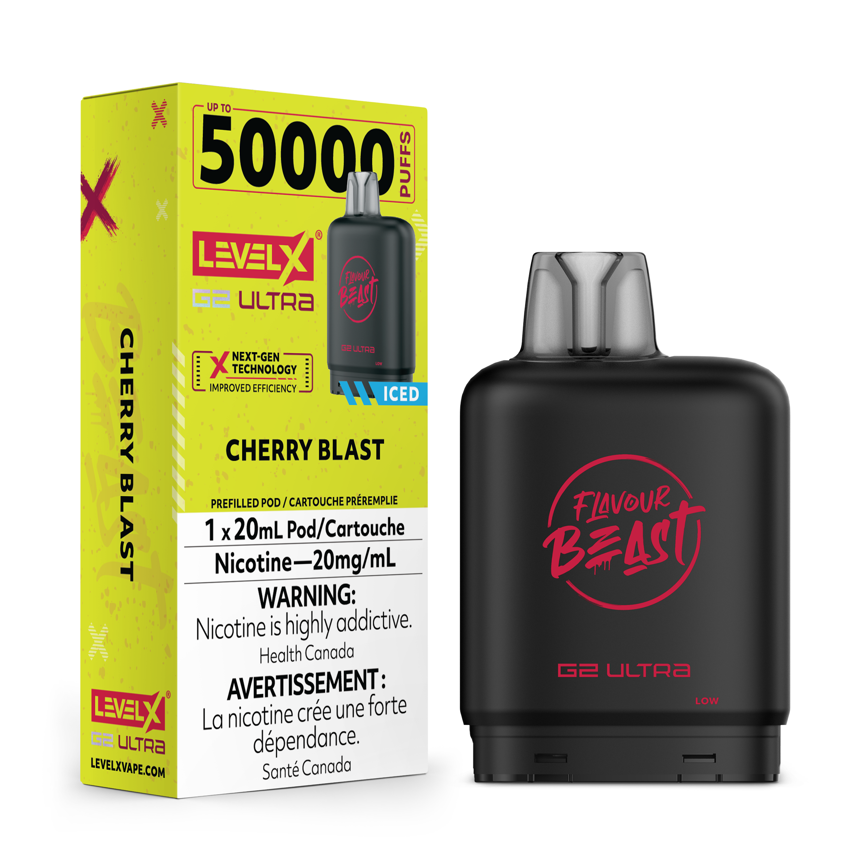 Level X Ultra disposable vape pod with sleek modern design