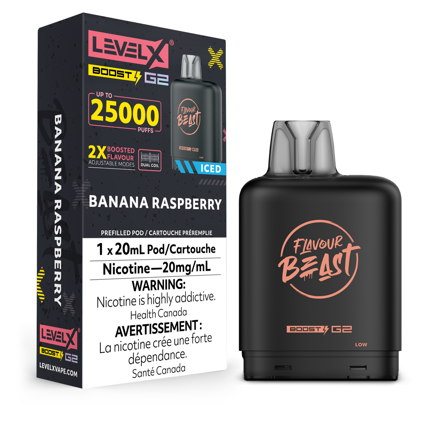 Level X Boost - Flavour Beast - Banana Raspberry