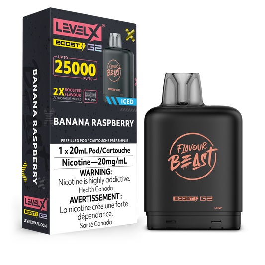 Level X Boost - Flavour Beast - Banana Raspberry