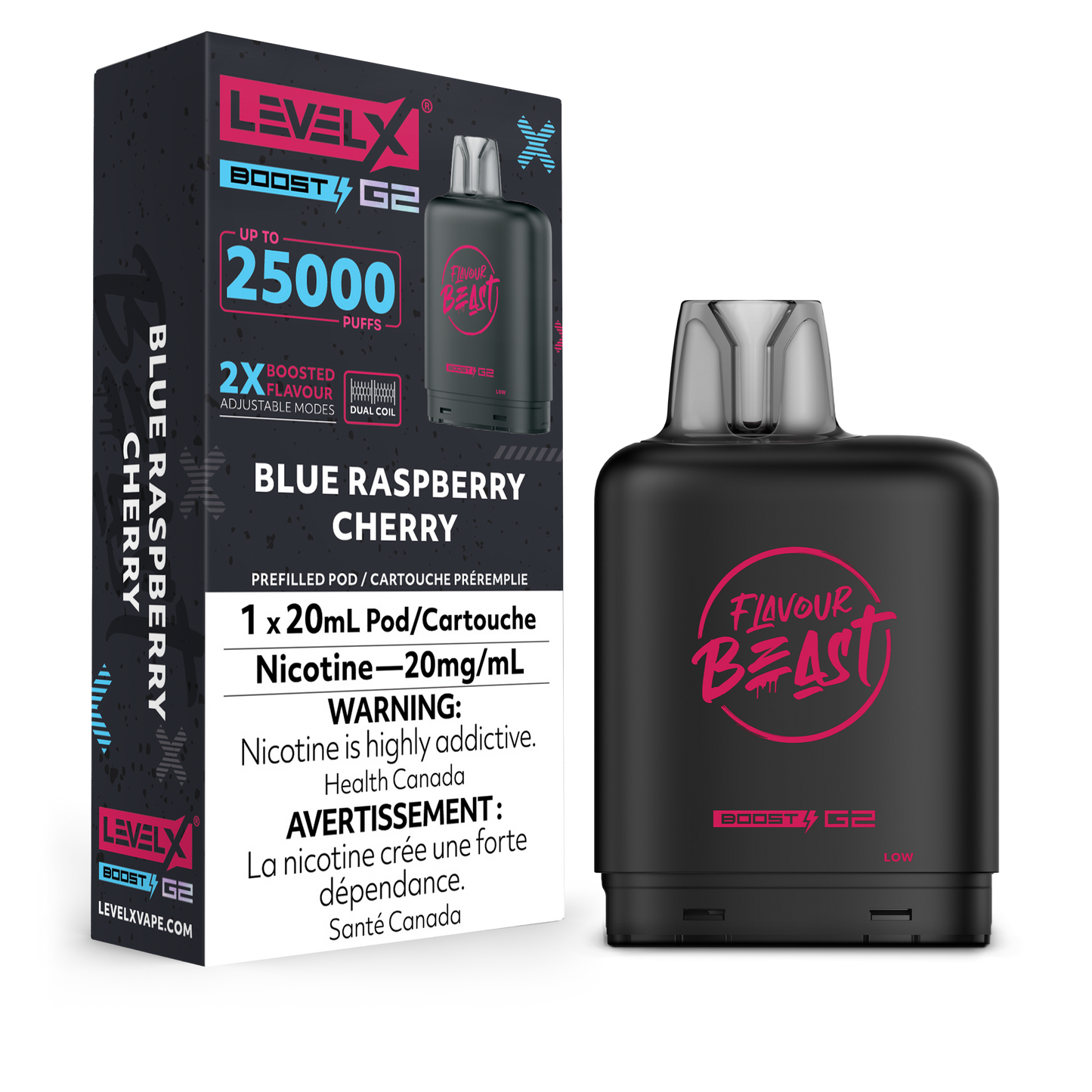 Level X Boost - Flavour Beast - Blue Raspberry Cherry