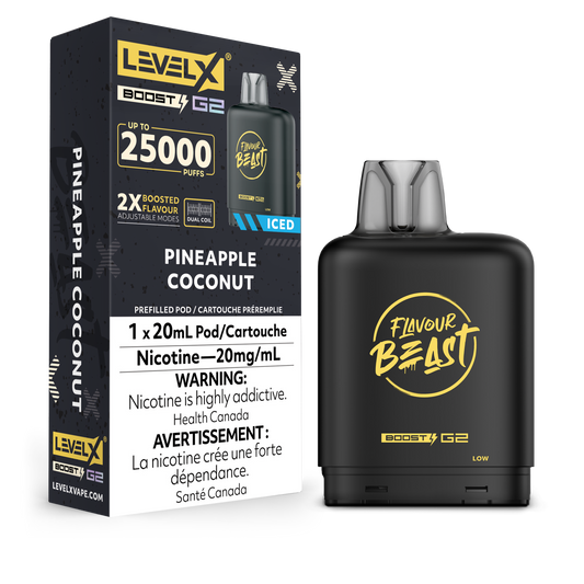 Level X Boost - Flavour Beast - Pineapple Coconut