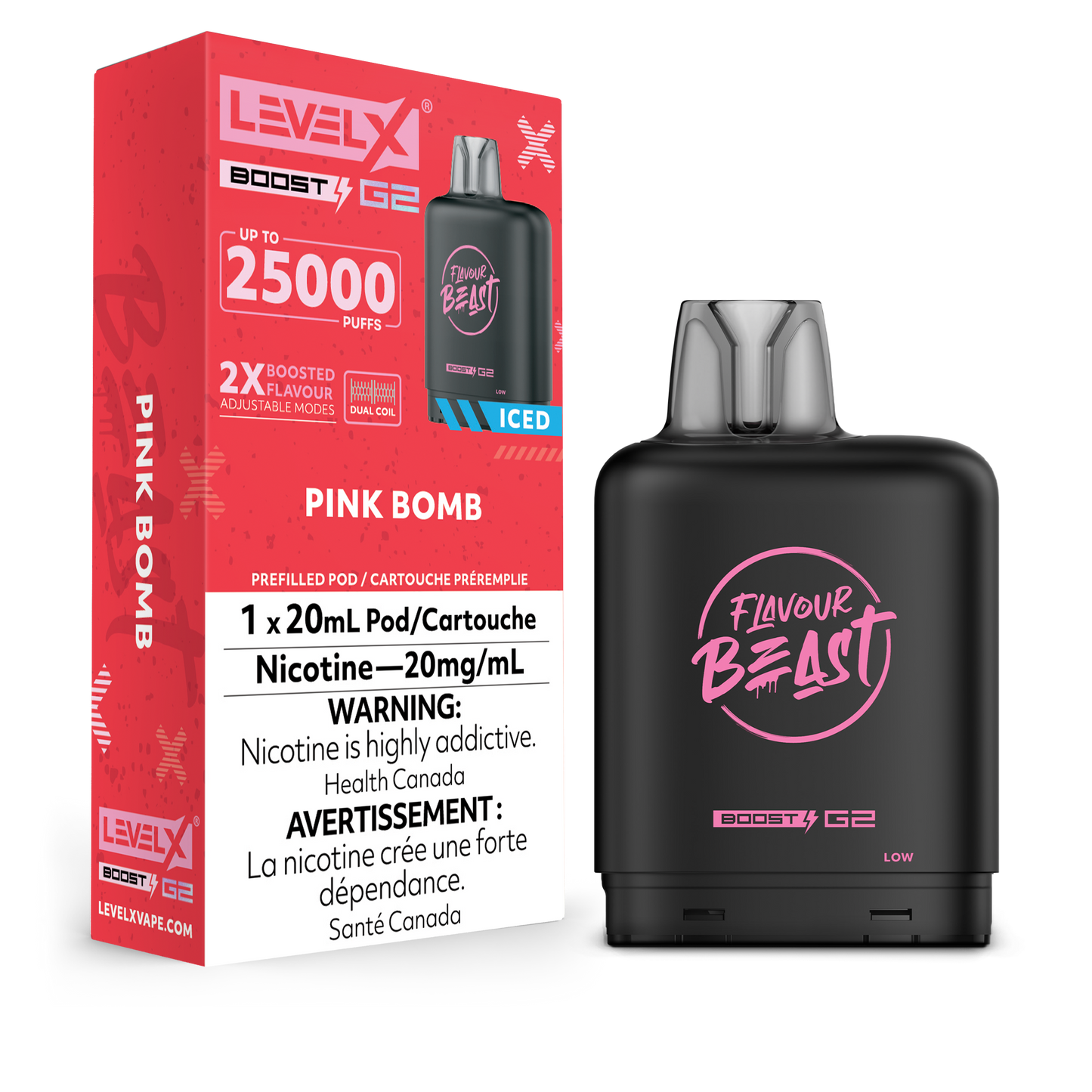 Level X Boost - Flavour Beast - Pink Bomb