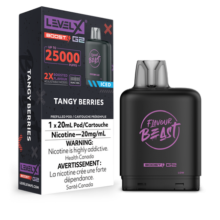 Level X Boost disposable vape pod with sleek modern design