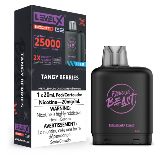 Level X Boost - Flavour Beast - Tangy Berries