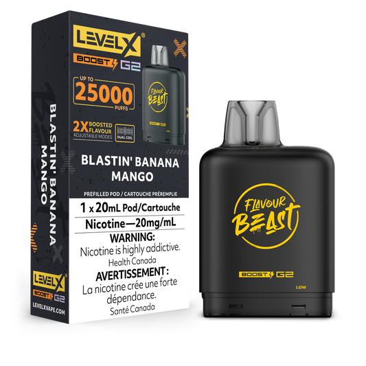 Level X Boost - Flavour Beast - Blastin' Banana Mango