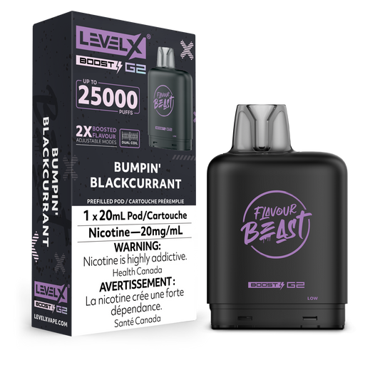 Level X Boost - Flavour Beast - Bumpin' Blackcurrant