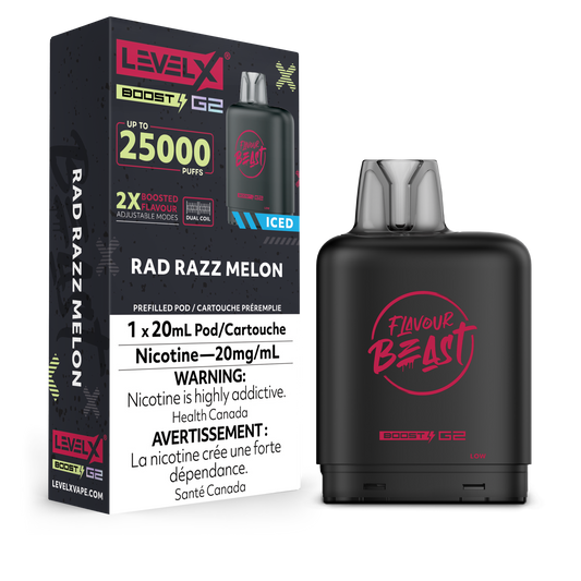 Level X Boost - Flavour Beast - Rad Razz Melon