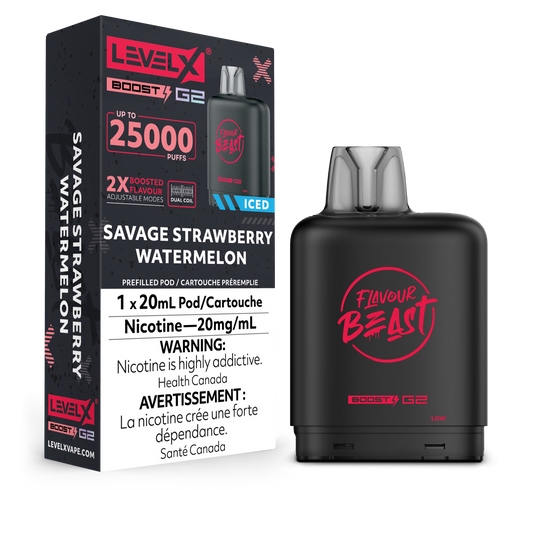 Level X Boost - Flavour Beast - Savage Strawberry Watermelon