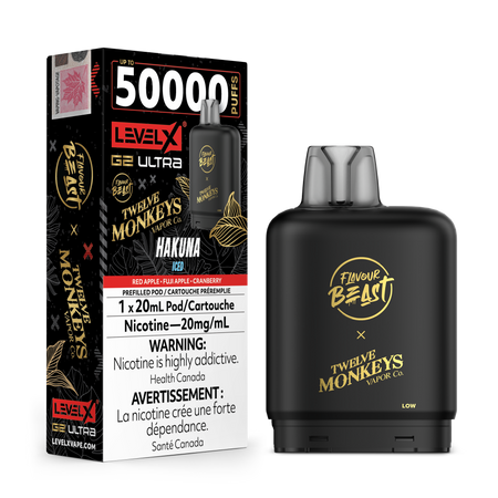 Level X Ultra disposable vape pod with sleek modern design