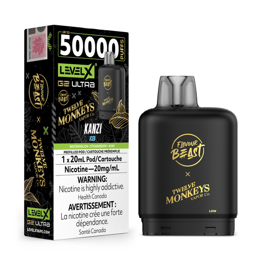 Level X G2 Ultra - Flavour Beast x Twelve Monkeys - Kanzi Iced