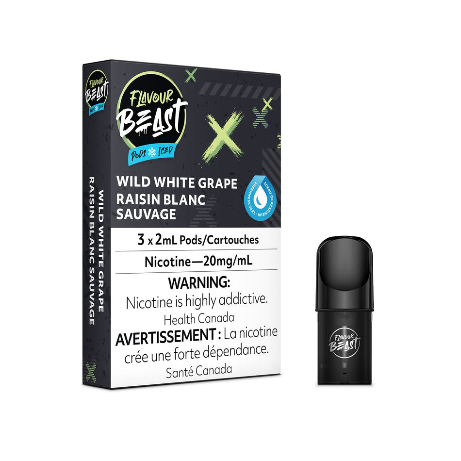 FLAVOUR BEAST PODS Wild White Grape