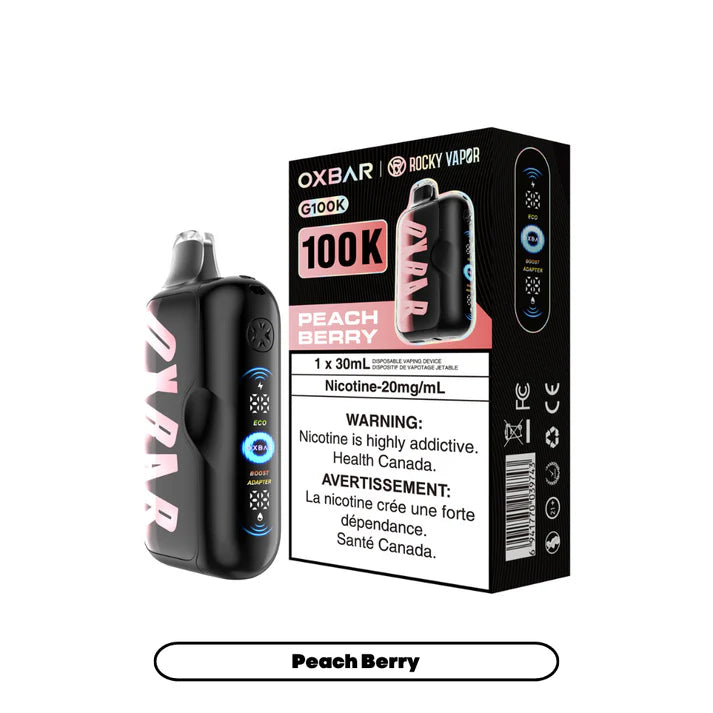 Rocky Vapor Oxbar G100K - Peach Berry