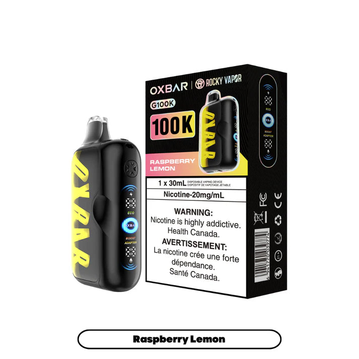 Rocky Vapor Oxbar G100K - Raspberry Lemon