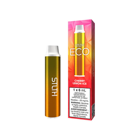 Discover the STLTH ECO Disposable — 6 mL e-liquid, 1000 mAh non-rechargeable battery, auto-draw simplicity and bold flavours for Canadian vapers.
