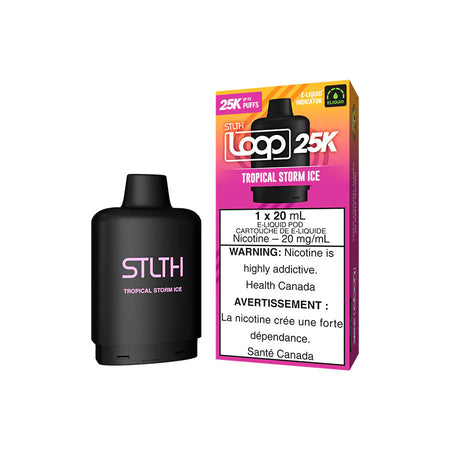 STLTH Loop 25K Tropical Storm Ice 20mg 20mL E-Liquid Pod Cartridge