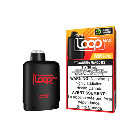 STLTH Loop Max 70K Strawberry Mango Ice 20mg 30mL Disposable Vape Pod