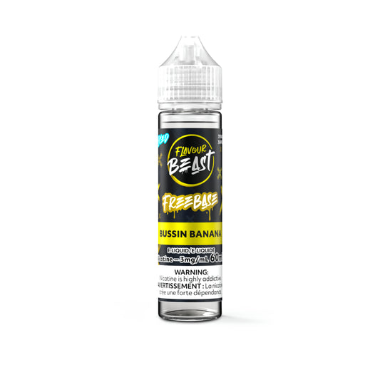 Flavour Beast E-Liquid - Bussin' Banana Iced