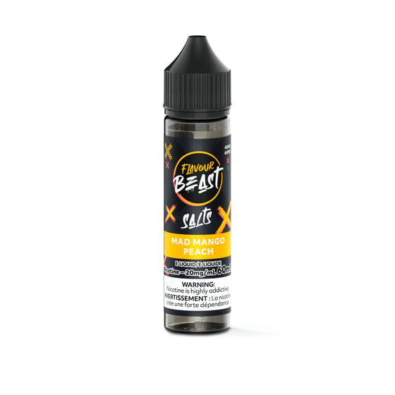 Flavour Beast 60ml SALTS - Mad Mango Peach